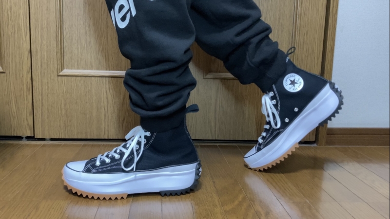 CONVERSE RUN STAR HIKE ランスターハイク 黒 ブラック - スニーカー